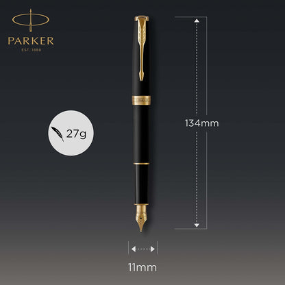 Parker Füller Sonnet Core Matt Mattschwarz G.C.-5