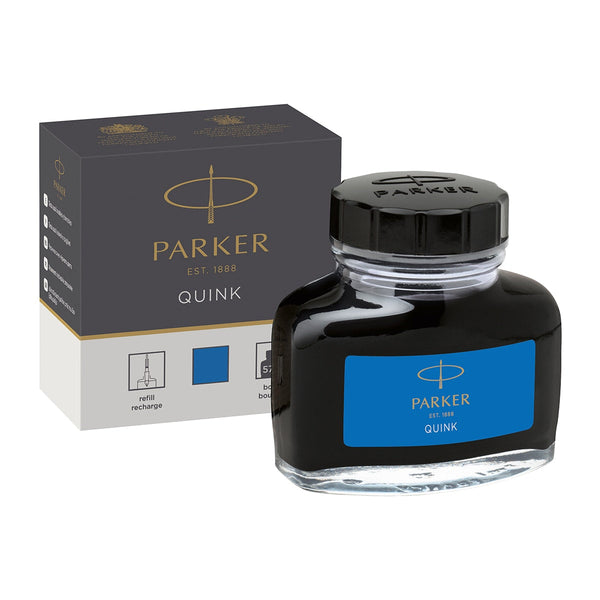 Parker, Tintenglas Quink, Königsblau