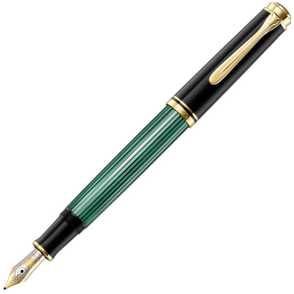 Pelikan, Füller Souverän M400, 14K Feder, schwarz-grün
