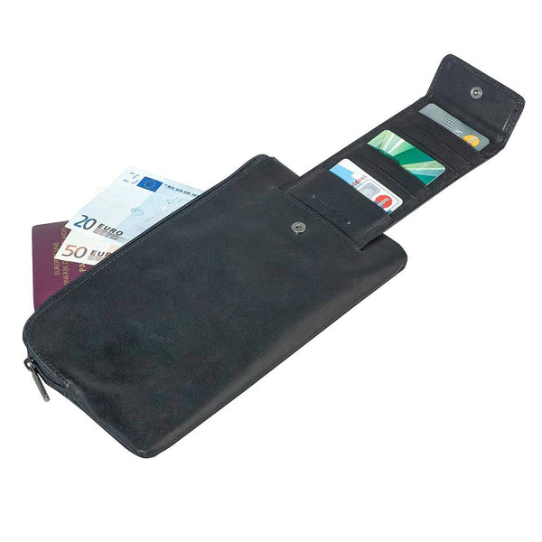 Tony Perotti, porte-documents de voyage Vegetale, noir