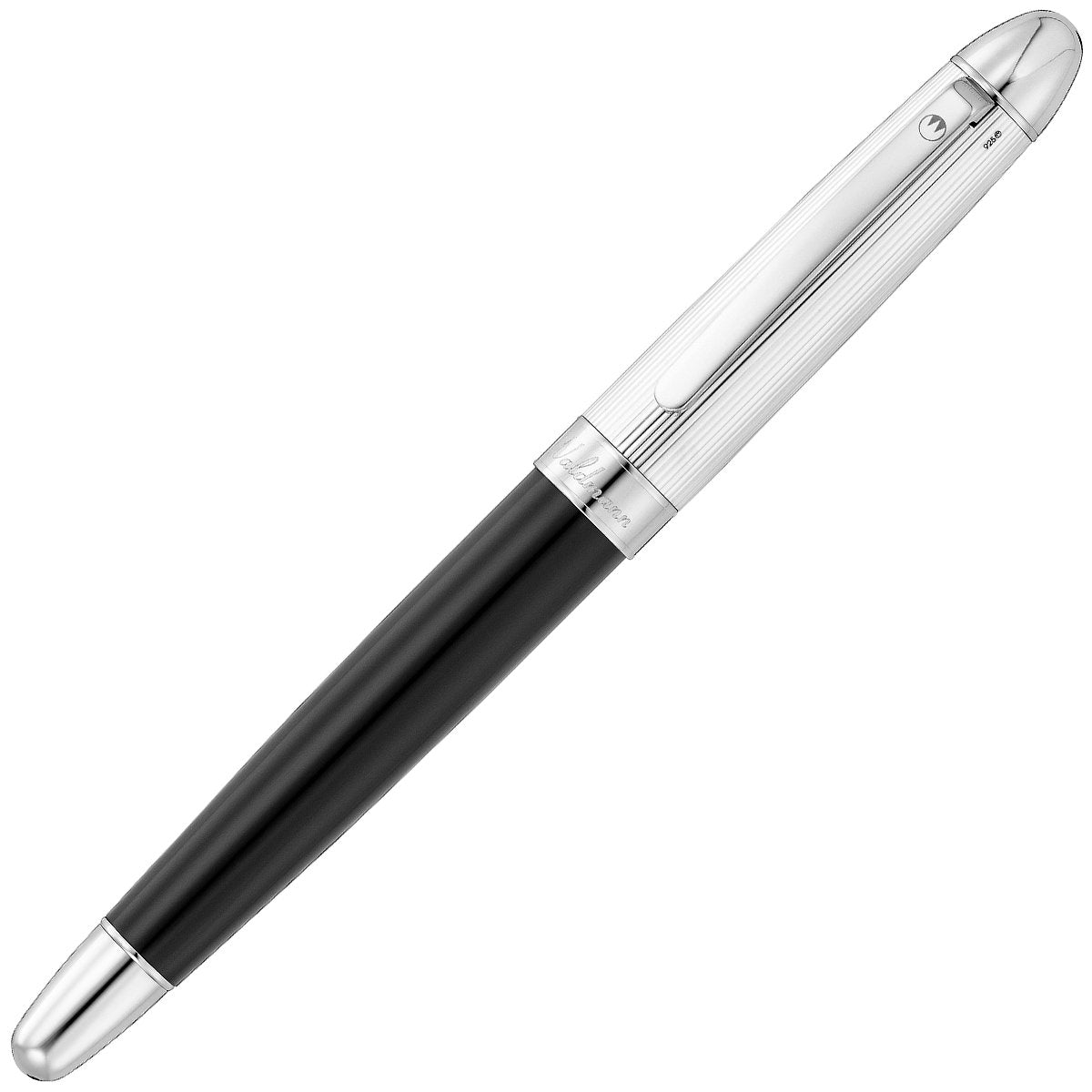Waldmann, Füller, Précieux, 18 Karat Goldfeder, schwarz-5