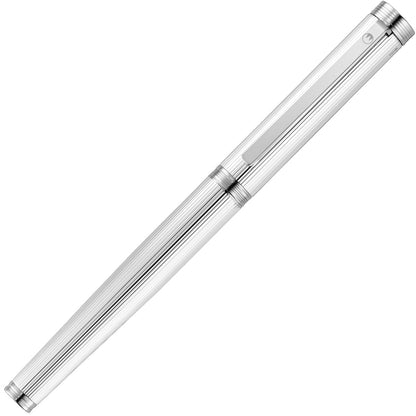 Waldmann, Füller Tapio, Nadelstreifen, 18K Feder, silber - 2