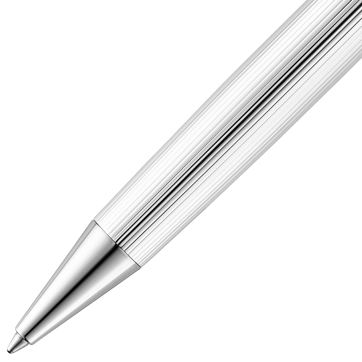 Waldmann, Kugelschreiber Tapio, Nadelstreifen, silber - 2