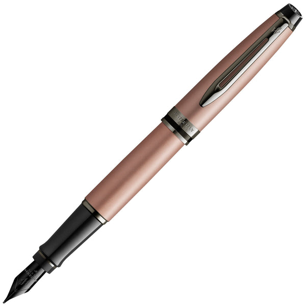 Waterman, penna stilografica Expert Metallic Special Ed. rutenio, oro rosa metallizzato