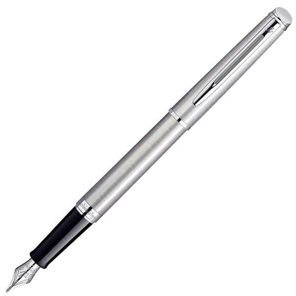Waterman, penna stilografica Hémisphère, cromo, acciaio inossidabile