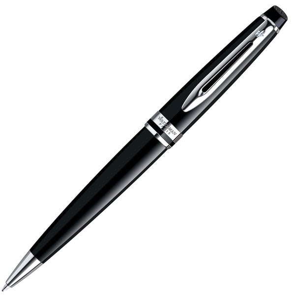 Waterman, Stylo bille Expert, chrome moyen, noir