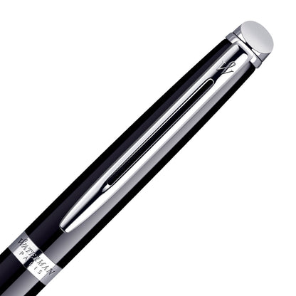 Waterman Kugelschreiber Hémisphère chrom Mittel schwarz-3