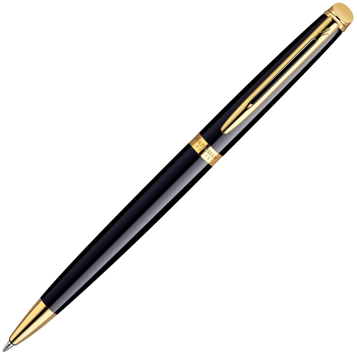 Waterman Kugelschreiber Hémisphère gold Mittel schwarz-1