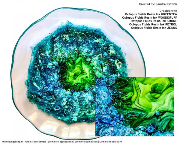 Octopus Fluids Resin Ink GRAPE JUICE Violetto trasparente