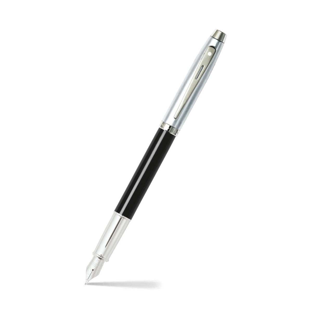 Sheaffer Füller 100 silber, Stahfeder, schwarz