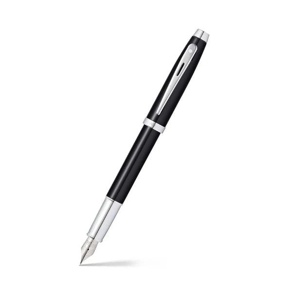 Sheaffer Füller 100 silber, Stahfeder, schwarz