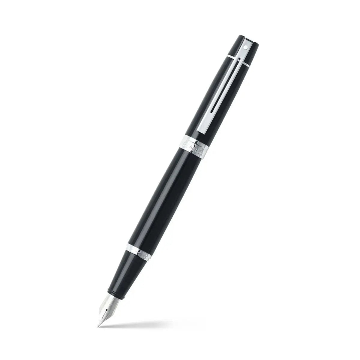 Sheaffer Füller 300 silber, Stahfeder, schwarz