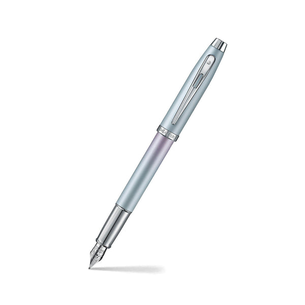 Penna stilografica Sheaffer Expressions, pennino in acciaio, argento