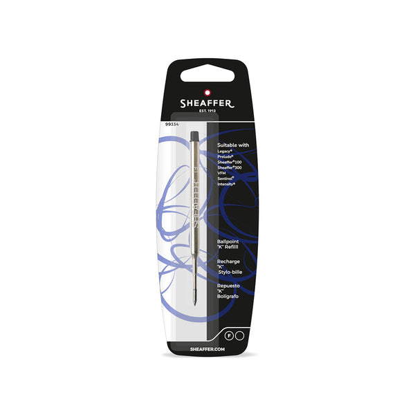 Refill per penna a sfera Sheaffer, punta fine, nero