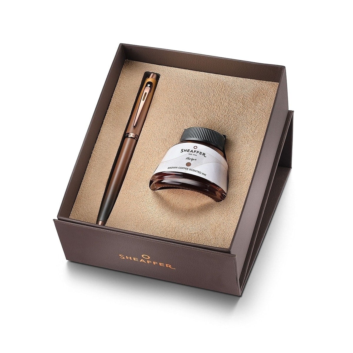 Sheaffer Set 100 farbig, braun