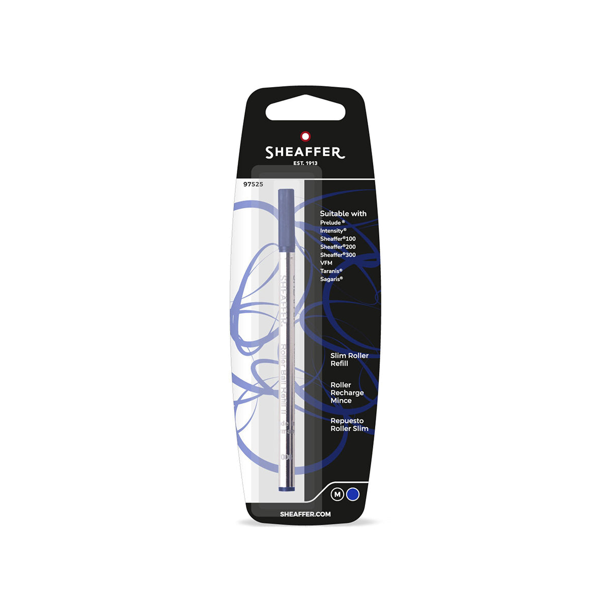 Refill per roller Sheaffer medio, blu