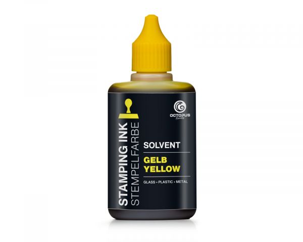 Octopus Fluids GmbH & Co. KG Inchiostro per timbri Lenizett a solvente per superfici lisce Giallo trasparente