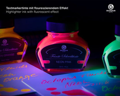 Encre surligneur Octopus vert néon 30 ml