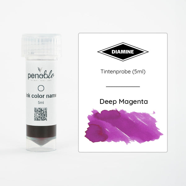 Diamine, Échantillon d'encre, Standard, Deep Magenta, 5ml