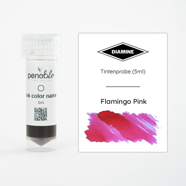 Diamine, campione d'inchiostro, Regular, Flamingo Pink, 5ml