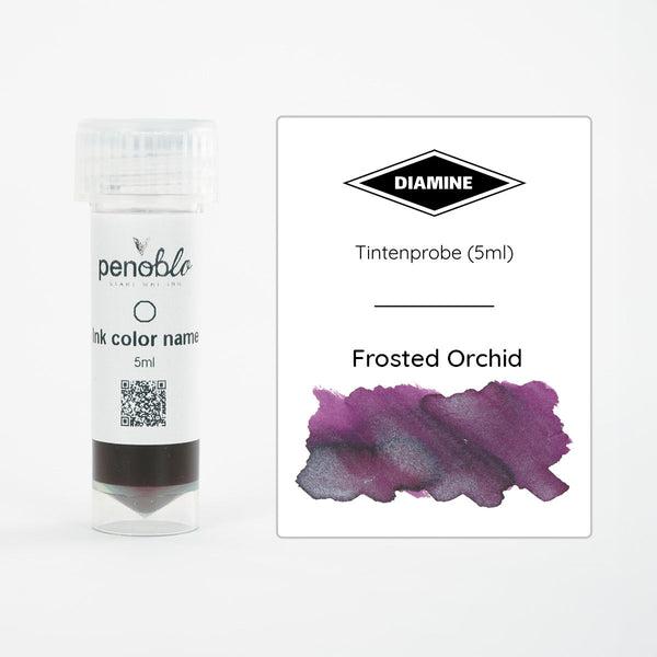 Diamine, campione di inchiostro, Shimmering, Frosted Orchid, 5ml