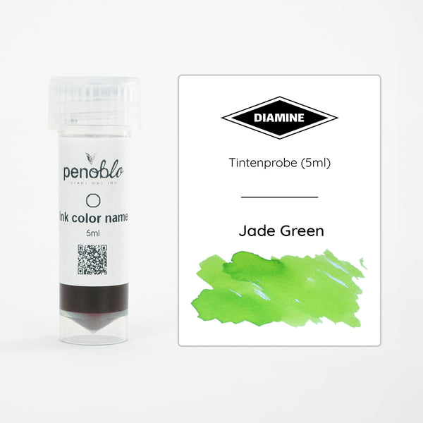Diamine, campione d'inchiostro, Regular, Jade Green, 5ml