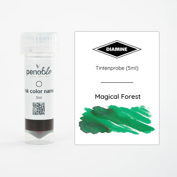 Diamine, Échantillon d'encre, Scintillante, Magical Forest, 5ml