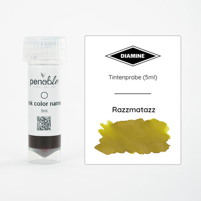 Diamine, campione d'inchiostro, brillante, Razzmatazz, 5ml