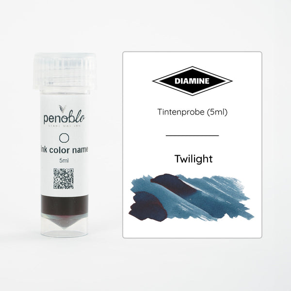 Campione d'inchiostro Penoblo, Diamine Regular, Twilight