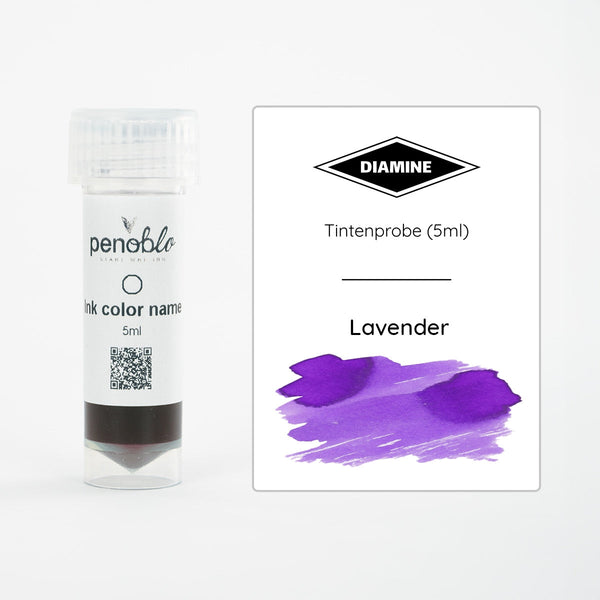 Diamine, Échantillon d'encre, Standard, Lavande, 5ml