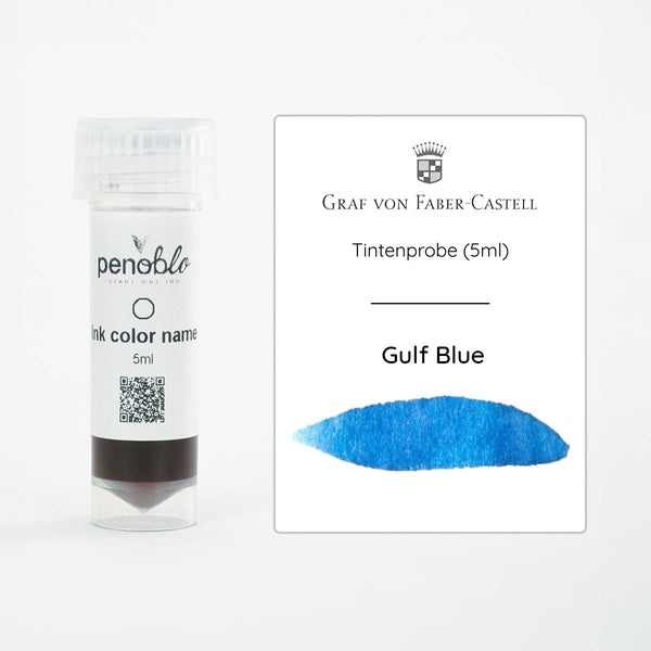 Graf von Faber-Castell, Échantillon d'encre, Gulf Blue, 5ml