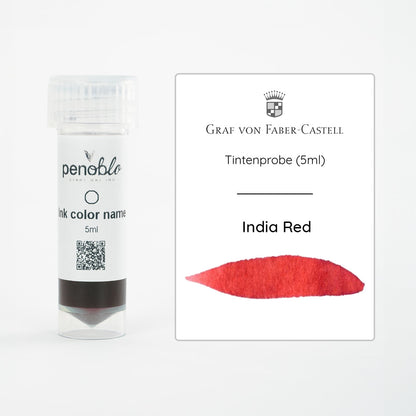 Graf von Faber-Castell, campione di inchiostro, India Red, 5ml