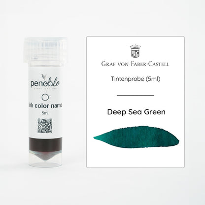 Graf von Faber-Castell, campione d'inchiostro, Deep Sea Green, 5ml