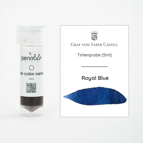 Graf von Faber-Castell, Échantillon d'encre, Bleu Royal, 5ml