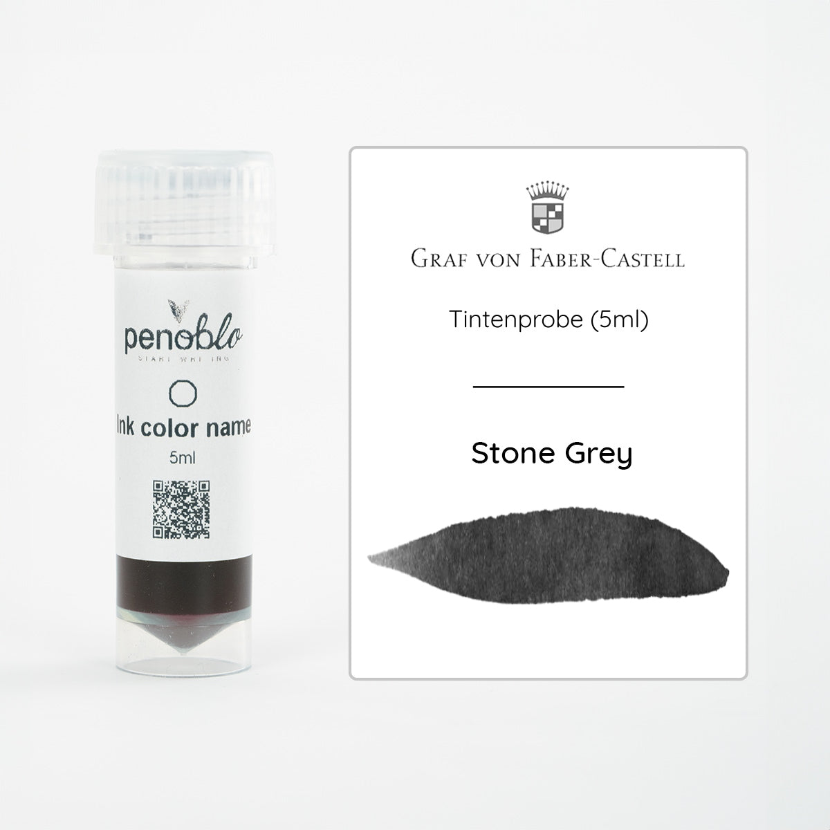 Graf von Faber-Castell, Échantillon d'encre, Stone Grey, 5 ml