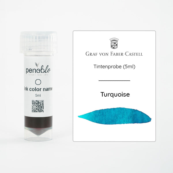 Graf von Faber-Castell, Échantillon d'encre, Turquoise, 5ml
