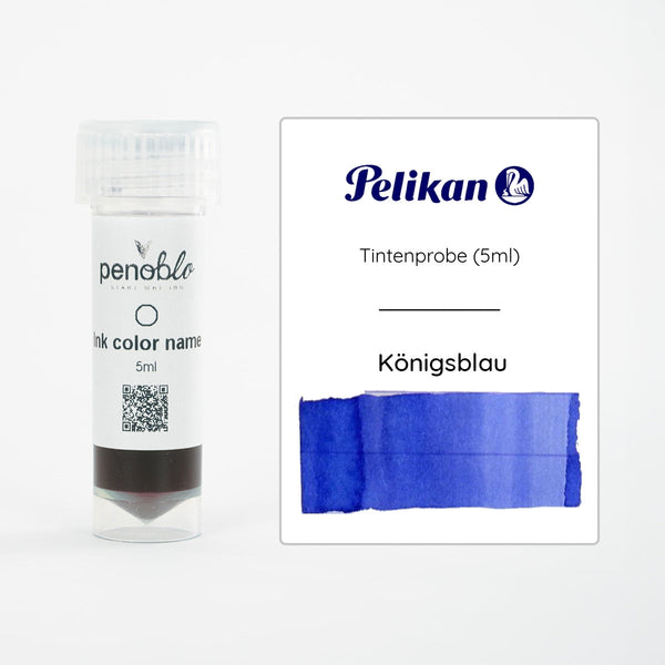 Pelikan, échantillon d'encre, effaçable, bleu roi, 5ml