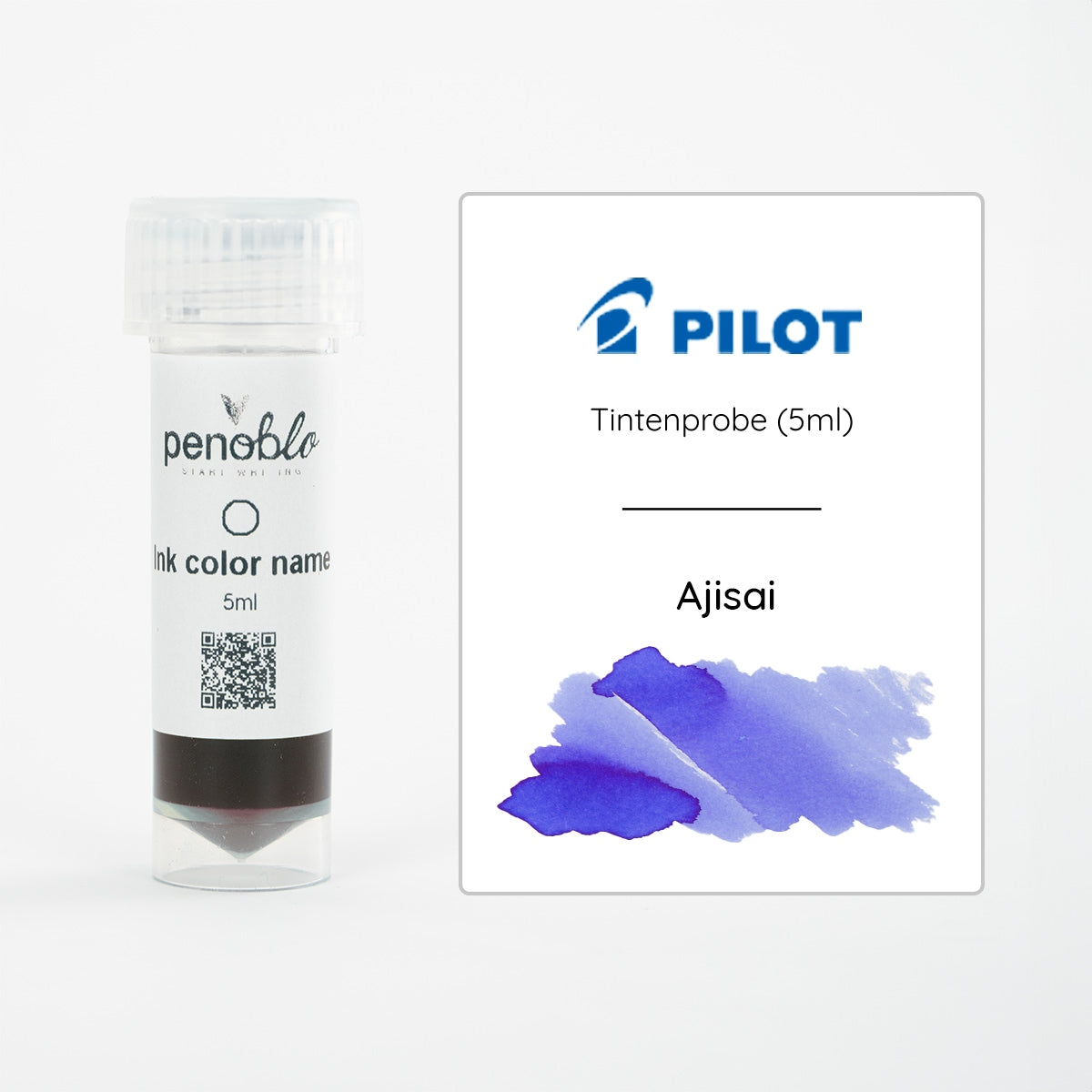 Pilot, campione d'inchiostro, Iroshizuku, Hydrangea, Ajisai, 5ml