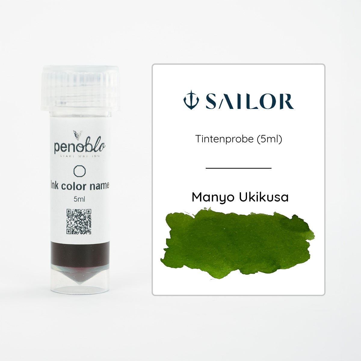 Sailor, campione di inchiostro, Manyo Ukikusa, 5ml