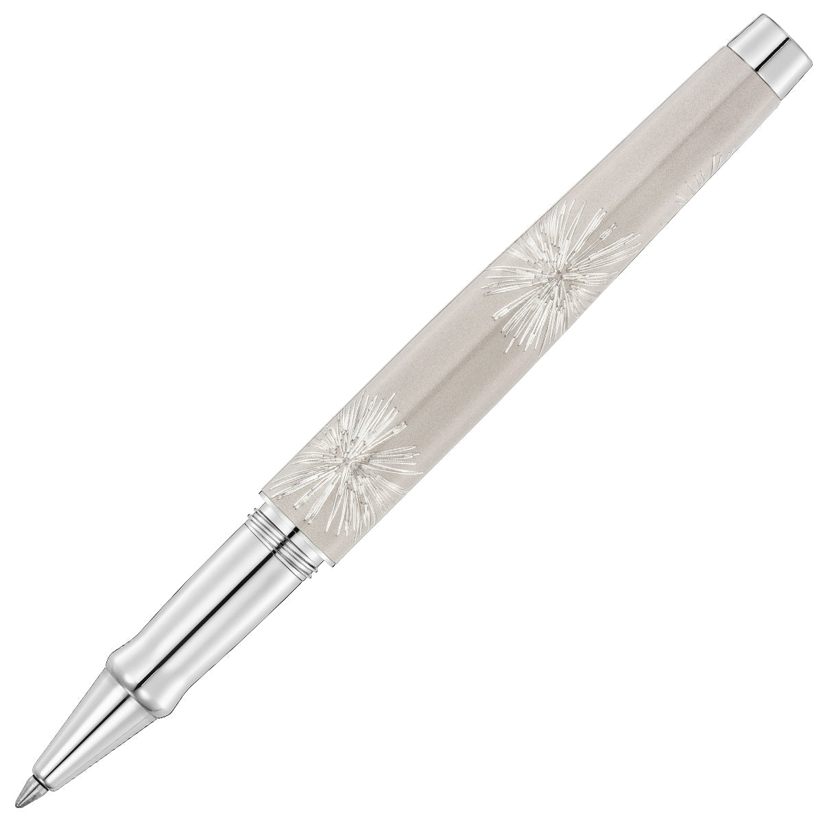 Waldmann, Tintenroller, Starburst, Sterling Silber / Galaxygrau
