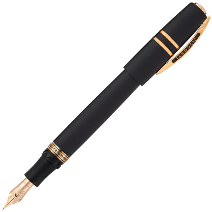 Visconti, stylo plume, Homo Sapiens, plume or 18 carats, noir-bronze