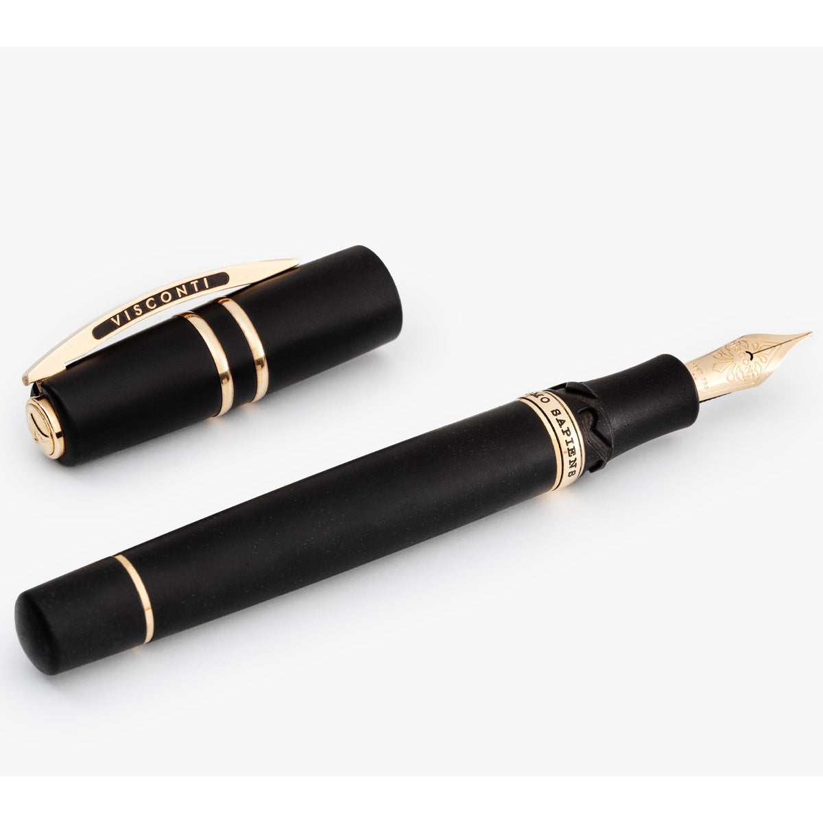 Visconti, stylo plume, Homo Sapiens, plume or 18 carats, noir-bronze