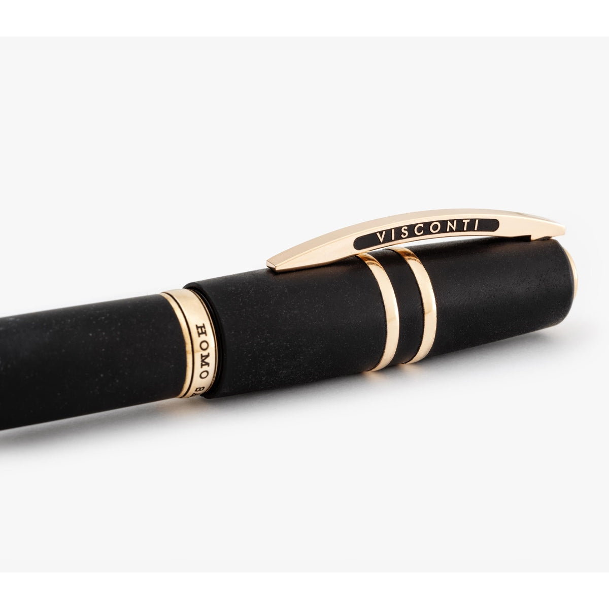 Visconti, stylo plume, Homo Sapiens, plume or 18 carats, noir-bronze