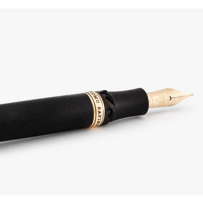 Visconti, stylo plume, Homo Sapiens, plume or 18 carats, noir-bronze