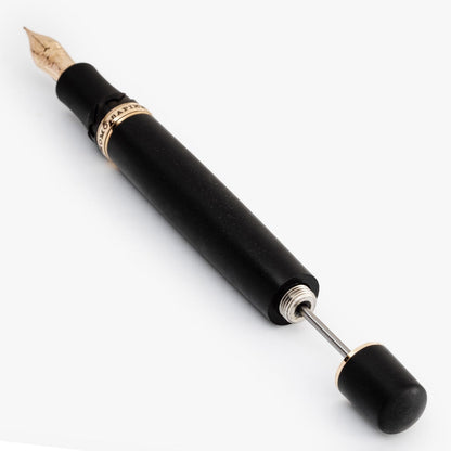 Visconti, stylo plume, Homo Sapiens, plume or 18 carats, noir-bronze