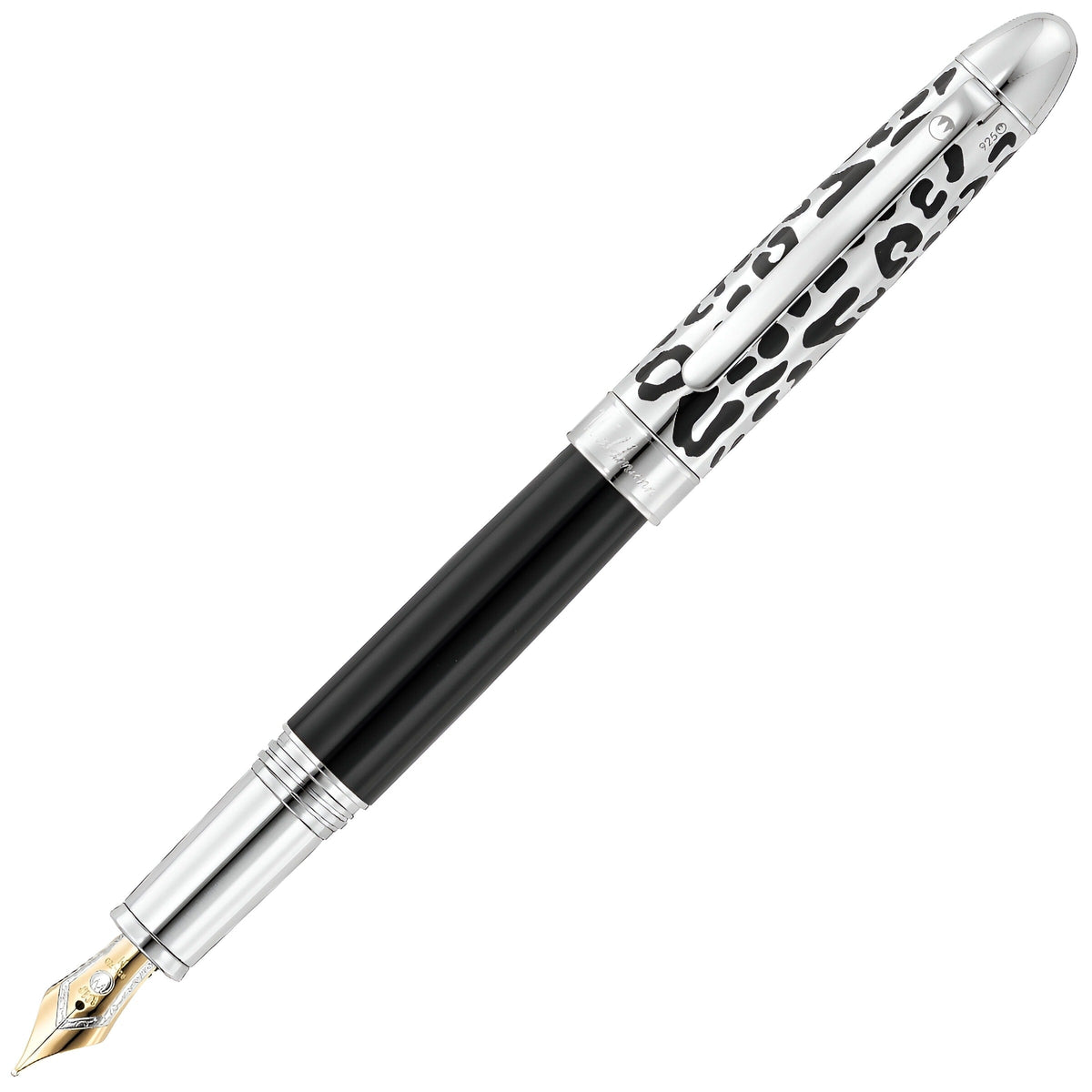 Waldmann Füller Leopard 18Kt, schwarz