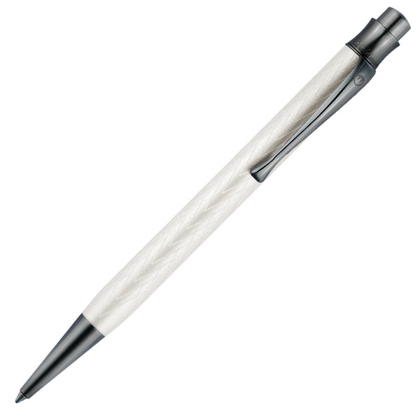 Penna a sfera Waldmann Aura Night, argento, argento satinato