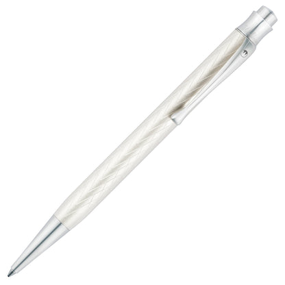 Waldmann Kugelschreiber Aura Day, Silber, Creme-Silber, Ganzer Stift