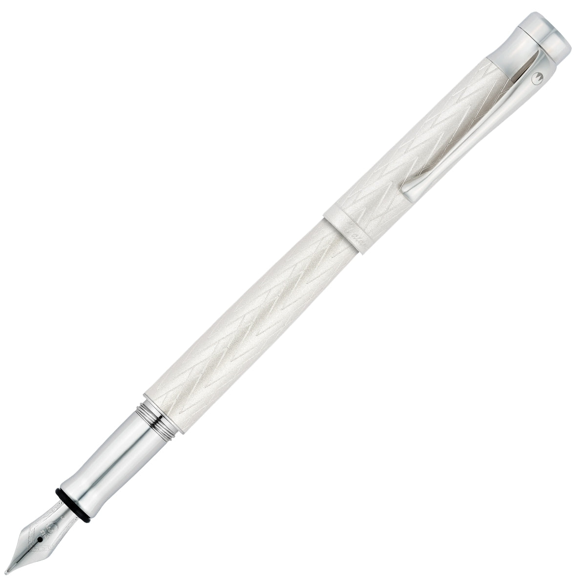 Waldmann Füller Aura Day, Silber, Creme-Silber, Ganzer Stift