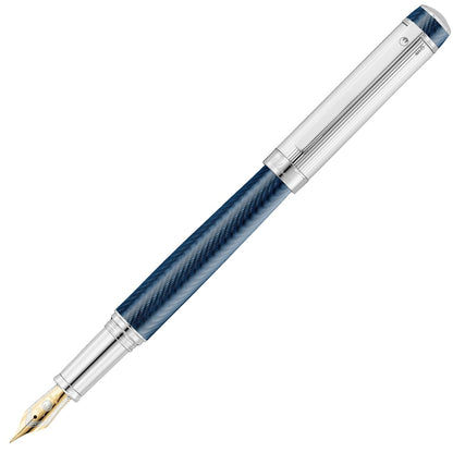 Waldmann, stylo-plume, Grandeur 18 carats, Bleu Océan